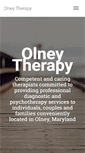 Mobile Screenshot of olneytherapy.com